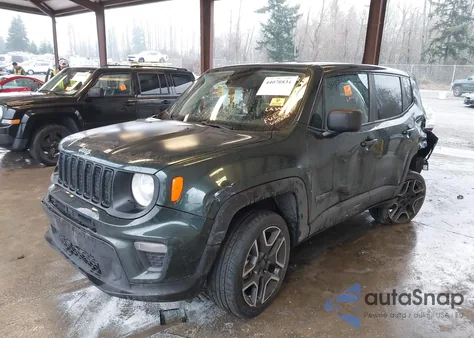 2021 Jeep Renegade Jeepster 4X4 from USA, damaged, VIN ZACNJDAB2MPM96538